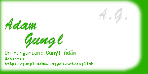 adam gungl business card